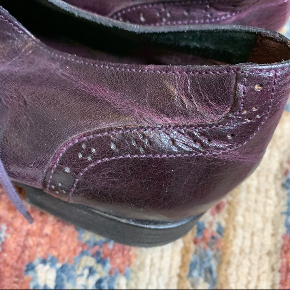 Cole Haan size 10 purple grape oxfords shoes ASO Taylor Swift - Picture 9 of 14